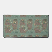 Samurai Octopus with VR Headset デスクマット (正面)