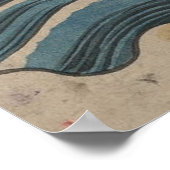 Samurai on Horseback circa 1830 ポスター (角)