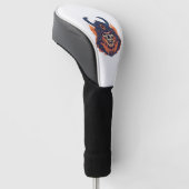 Samurai Oni Skull ゴルフヘッドカバー (アングル)