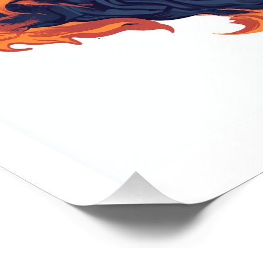 Samurai Oni Skull ポスター (コーナー)