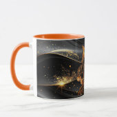 Samurai Orange Cat Warrior - Combo Coffee Mug マグカップ (左)