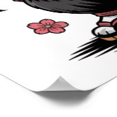 Samurai Panda Bear  Poster ポスター (角)