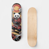 Samurai Panda Bear warrior Skateboard スケートボード (正面)