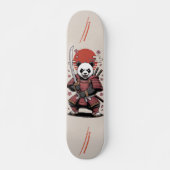 Samurai Panda Bear warrior Skateboard スケートボード (正面)