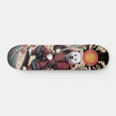 Samurai Polar Bear warrior Skateboard スケートボード (横)