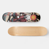Samurai Polar Bear warrior Skateboard スケートボード (横)