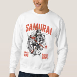 Samurai Ramen – Japanese Warrior Noodle Asian Food スウェットシャツ