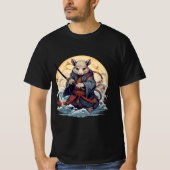 Samurai Rat Men's T-Shirts Tシャツ (正面)