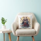 Samurai Rat Throw Pillows クッション (椅子)