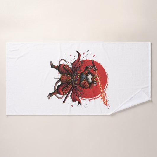  Samurai Rat warrior  バスタオル (バスタオル)