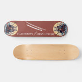Samurai rat warrior Skateboard スケートボード (横)