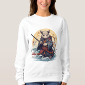 Samurai Rat Women's Hoodies & Sweatshirts スウェットシャツ (正面)