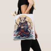 Samurai Rat Women's  Tote Bags トートバッグ (クローズアップ)