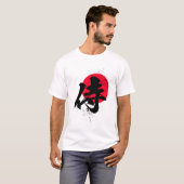 SAMURAI - RISING SUN - KANJI Tシャツ (正面フル)