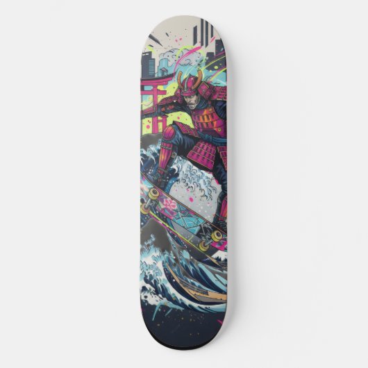 Samurai Skateboard Art – Japanese Spirit & Street スケートボード (正面)