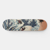 SAMURAI Skateboard – Japanese Ukiyo-e Inspired Art スケートボード (横)