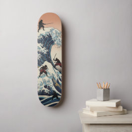 SAMURAI Skateboard – Japanese Ukiyo-e Inspired Art スケートボード