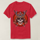 Samurai Skeleton Japanese Warrior  (2) Tシャツ (デザイン正面)