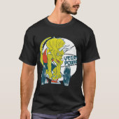 Samurai skull with helmet. tシャツ (正面)