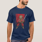  Samurai Sloth T-Shirt  Tシャツ (正面)