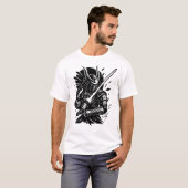 Samurai Spirit: The Art of Strength and Honor Tシャツ (正面フル)