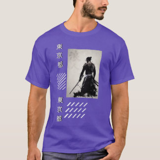 Samurai Style Japanese Ronin Warrior Streetwear Tシャツ