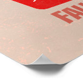 Samurai Sumi-E Fall Seven Rise Eight Martial  ポスター (角)