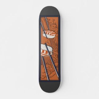Samurai Sushi Japan Fish Skateboard スケートボード