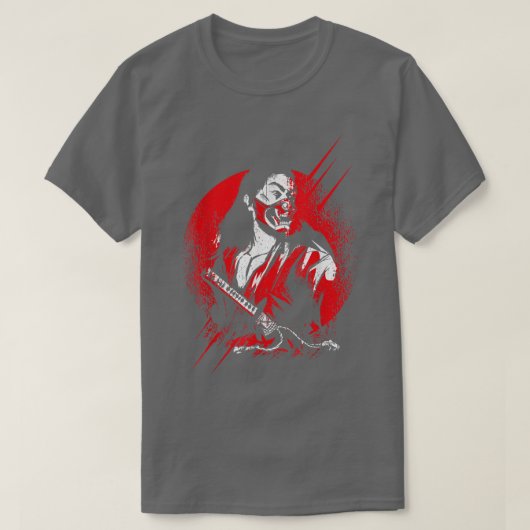Samurai Sword Samurai T-shirt Samurai Gift Tシャツ (デザイン正面)