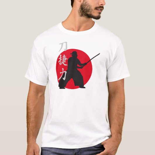 samurai sword tシャツ (正面)