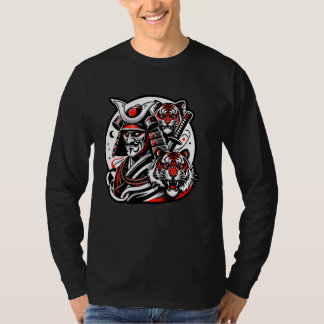 Samurai Tigers Quest Discover The Anime Samurai Ja Tシャツ