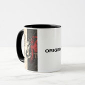 Samurai vs Japanese Oni Demon Dual Yin Yang Graphi マグカップ (正面左)