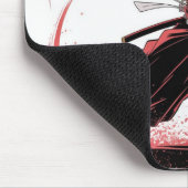 Samurai Warrior Anime Mousepad マウスパッド (コーナー)
