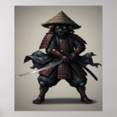 Samurai Warrior Black Cat  ポスター (正面)