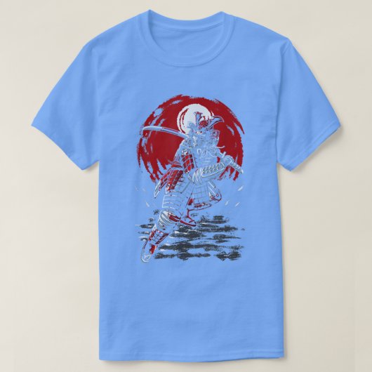 Samurai warrior bushido sword martial arts retro g tシャツ (デザイン正面)