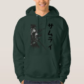 Samurai Warrior Hooded Sweatshirt – Japanese Samur パーカ (正面)