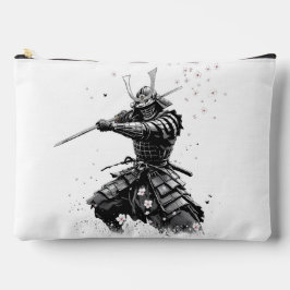 Samurai Warrior in Action Japanese Art Ceramic  アクセサリーポーチ