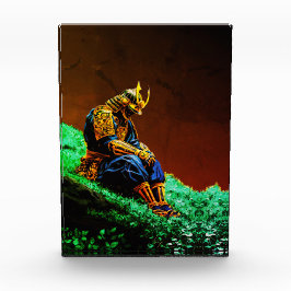 Samurai Warrior in Golden Armor – Epic Japanese フォトブロック