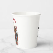 Samurai Warrior Japan Anime Chibi Gamer Birthday 紙コップ (左)