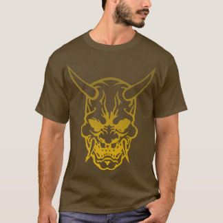 Samurai Warrior Mask, Hannya Oni Mask Japan Anime1 Tシャツ