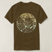 Samurai Warrior Mask, Hannya Oni Mask Japan Anime1 Tシャツ (デザイン正面)