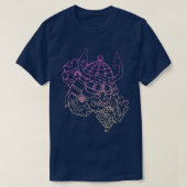 Samurai Warrior Mask, Hannya Oni Mask Japan Anime1 Tシャツ (デザイン正面)