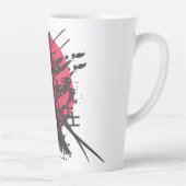 Samurai Warrior Mug – Bushido Code Design カフェラテマグ (右)