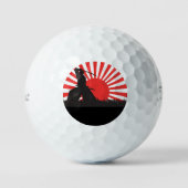 Samurai Warrior Precision Golf Balls ゴルフボール (正面)