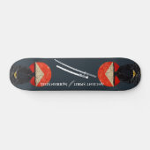 Samurai warrior Skateboard スケートボード (横)
