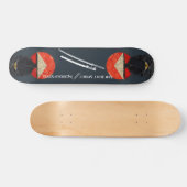 Samurai warrior Skateboard スケートボード (横)