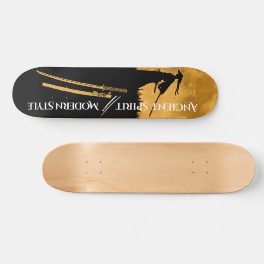 Samurai warrior Skateboard スケートボード (横)