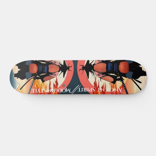 Samurai warrior Skateboard スケートボード (横)