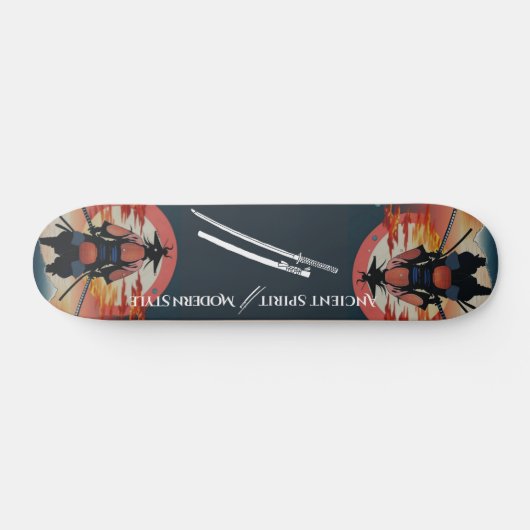 Samurai warrior Skateboard スケートボード (横)