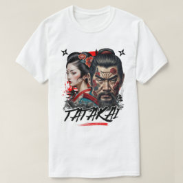 Samurai Warrior Spirit - Artistic Tattoo Design Tシャツ